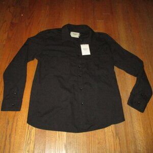 MONADIC Black L/S B/F shirt Sz XL NWT